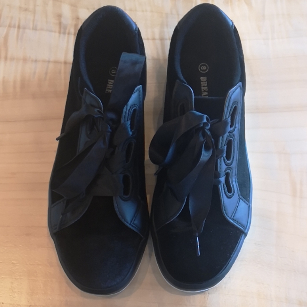 Black Velvet Sneakers